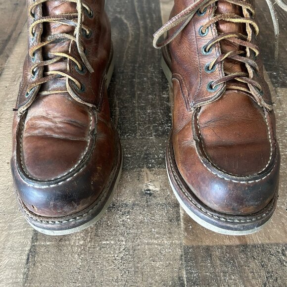 Red Wing 1907 Heritage Moc Toe Work Boots Mens 10 D - Picture 10 of 12
